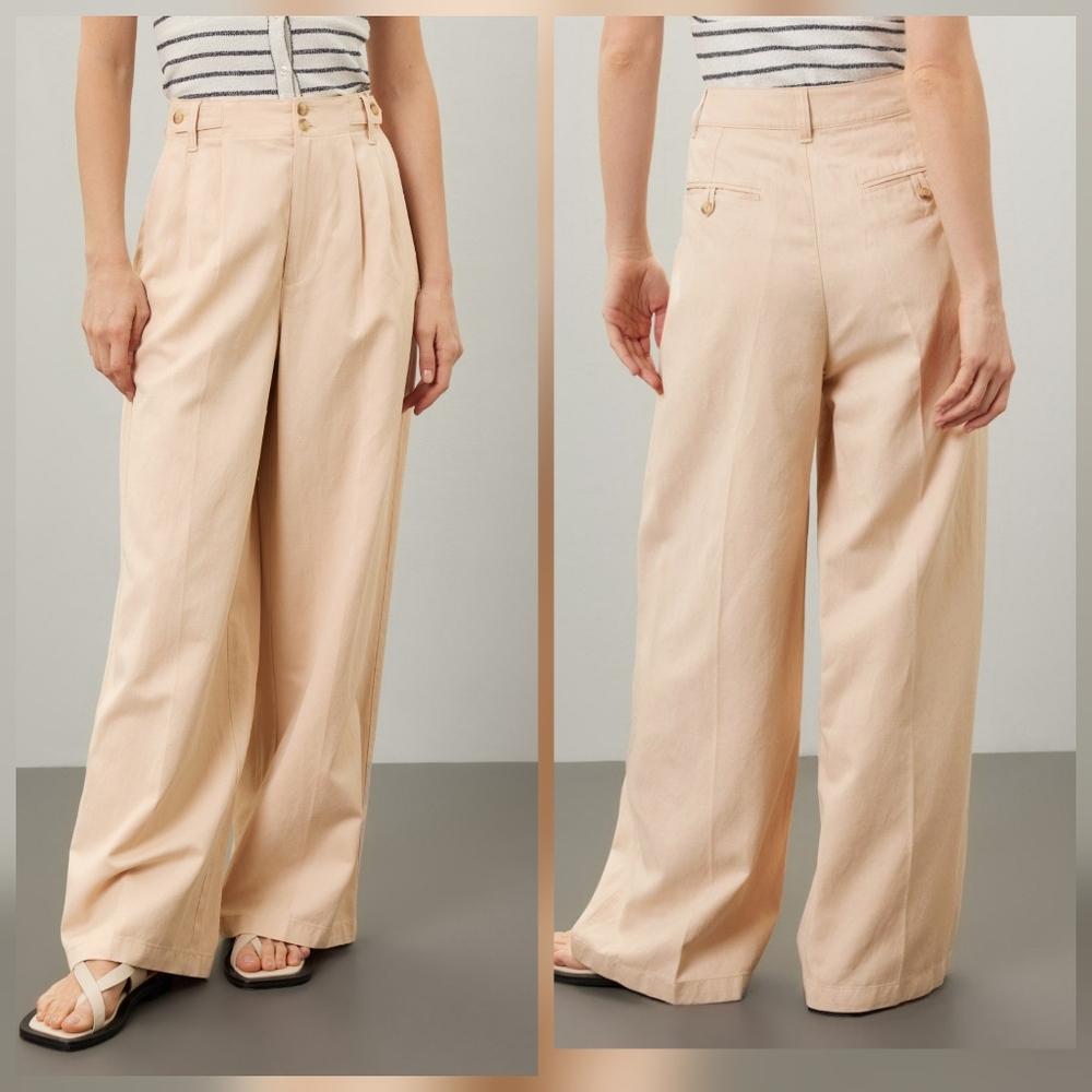 Madewell Harlow Wide Leg Trousers Size 6